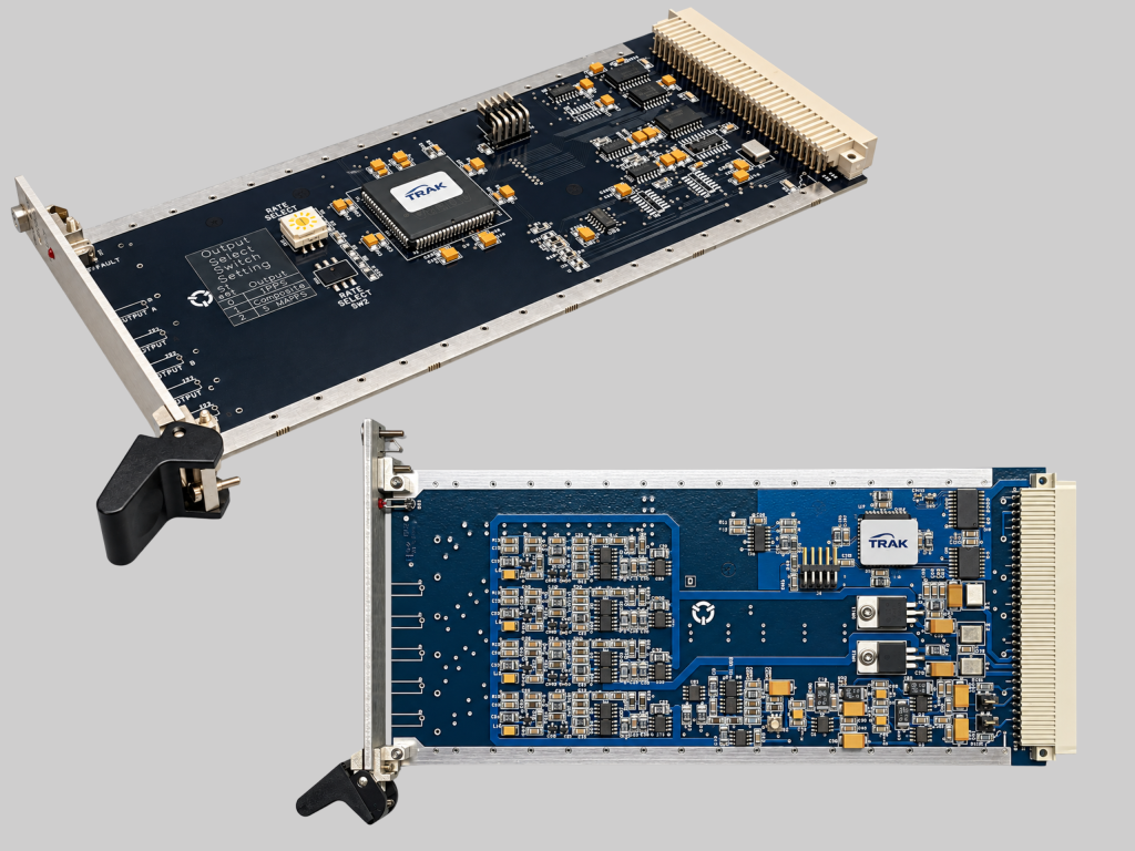 TRAK TECOM Model 9106 digital timing signal distribution module & TRAK TECOM Model 9107 frequency and IRIG-B distribution module